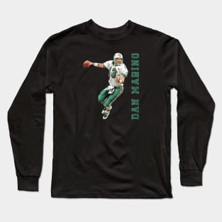 Dan Marino Sport Poster Long Sleeve T-Shirt